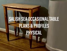 "We're very excited to offer the woodworking community build plans and templates for one of our popular pieces, the Shaker-inspired Salish Sea Woodworks Occasional Table. We've created a set of custom cut MDF profile templates and detailed build instructions. We're particularly excited about the instructions...and they're are not just dimensional plans! These instructions walk through build details, have full layouts and detailed measurement images directly from our original 3D render as well as tip & tricks of how we build this piece here Salish Sea Woodworks. We think you'll find this build approachable, fun and skill building. SHIPPING IS FREE ON TEMPLATES, DELIVERY AFTER 12/25. Included: -      Full Build Instructions Digital Download (PDF File) -      Short Stretcher Template (MDF) - White Oak Table, Forstner Bit, Trim Router, Pocket Screws, Oak Table, Low Shelves, Entry Table, American Walnut, Occasional Table