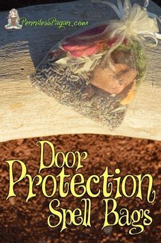 Protection Spell Bags from PennilessPagan.com #Spell #Protection #Charm #Home #Pagan #Wiccan #Wicca #Witch #Witchcraft Witchy Ways To Protect Your Home, Protection Charm Bag, Door Protection Spell, House Protection Spell, Secular Witch, Bottle Spells, Protection Jars, Apothecary Room, Spell Bags