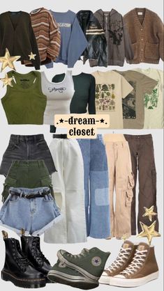 Earthy Overalls Outfit, Grungy Outfit Inspiration, Wave To Earth Inspired Outfits, Earthy Crunchy Outfits, Clothing Astethic Types, Style Inspiration Summer 2024, Nature Core Outfits, Earth Core Outfits, Naturecore Outfit