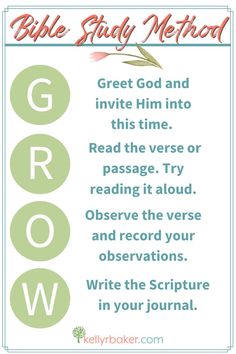 a poster with the words bible study method and an image of a cross on it