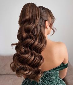 Half Bun Hairstyles, Hollywood Curls, Engagement Hairstyles, Long Hair Wedding Styles, Prom Hairstyles For Long Hair, Peinados Fáciles Para Cabello Corto, Wedding Hairstyles For Long Hair, Half Up Hair, Hair Waves