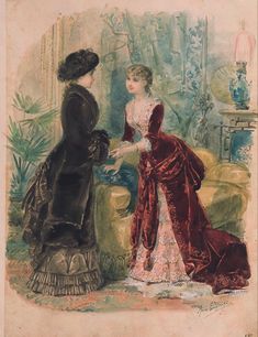 Victorian Portraits, 19th Century Fashion, Fashion Cover, European Culture, Dress Drawing, Edwardian Fashion