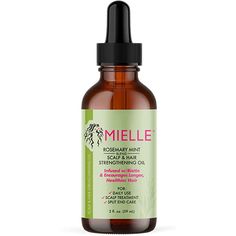 https://amzn.to/3rP1fJa Mielle Rosemary Mint, Hair Strengthening Oil, Essential Oil Hair Growth, Mielle Organics, Rosemary Oil For Hair, Mint Hair, Mint Oil, Natural Hair Oils, Hair Masque