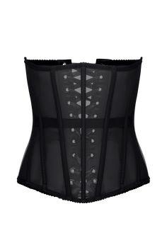 Black Mesh Underbust Corset Belt Black Luxury Overbust Corset, Cheap Black Fitted Corset, Luxury Black Stretch Corset, Luxury Stretch Black Corset, Luxury Black Boned Corset, Luxury Black Bustier Corset Belt, Luxury Black Underbust Corset, Plus Size Corsets Underbust, Luxury Black Nylon Corset