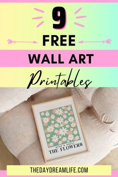 the 9 free wall art printables