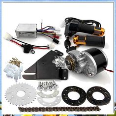 24V36V250W Electric Conversion Kit for Common Bike Left Chain Drive Customized for Electric Geared Bicycle Derailleur Folding Electric Wheelchair, Wood Bike, Bike Motor, Bike Pictures, Best Electric Bikes, Electric Bike Conversion, Riding Bike, Bicycle Wheel, Chain Drive