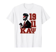 PRICES MAY VARY. This is an Officially Licensed Kappa Alpha Psi Product. Show your support for the Kappa Alpha Psi Fraternity with this item! A great addition to any Kappa Alpha Psi collection! Lightweight, Classic fit, Double-needle sleeve and bottom hem Alpha Apparel, Kappa Alpha Psi Fraternity, Kappa Alpha Psi, Fraternity, Branded T Shirts, Top Styles, Fashion Branding, T Shirts, T Shirt