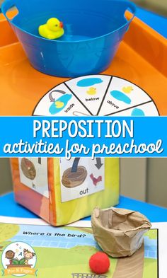 the preposition activities for preschool are fun and easy