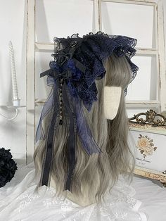 The price is for a hairband only, others are not included. Black Matching Headband Hair Accessory, Elegant Black Headband As A Gift, Ribbon Headband For Parties, Elegant Black Headband As Gift, Black Adjustable Headband, Adjustable Black Ribbon Headband, Adjustable Black Headband As Gift, Adjustable Black Headband Gift, Black Hair Accessories With Matching Headband