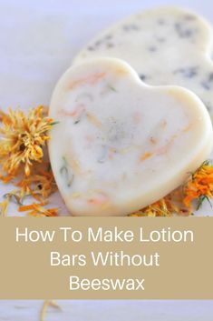 how to make lotion bars without beeswax