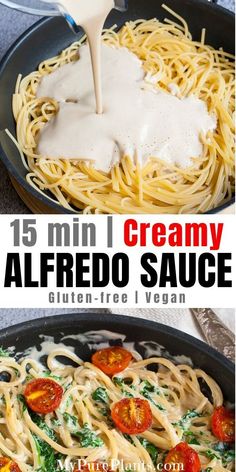 this creamy alfredo sauce is the perfect side dish for any meal