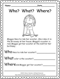 a worksheet for reading about what's in the house and where is it?