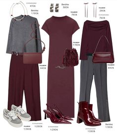 Jewelry Guide, French Chic Fashion, Burgundy Outfit, Fall Winter Fashion, Fan Fashion, Personal Style Inspiration, Everyday Fashion Outfits, Fashion Illustration Dresses, Fashion Capsule