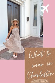 What To Wear In Charleston Fall 2021 | Styled by McKenz Southern Charm Style Outfits, South Carolina Fall Outfits, Charleston Sc Outfits Fall, Charleston Outfits Fall, Charleston Outfits Summer, Charleston Sc Outfits, Nyc In September, South Carolina Style, Charleston Outfits