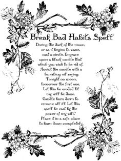 Bad Habits Spell, Pagan Kitchen, Magic Journal, Smudging Prayer, Paganism Spells, Magical Moon, Wiccan Crafts, Witch Stuff, Under Your Spell