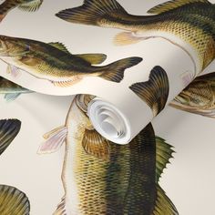 a wallpaper with fish on it