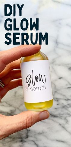 Serum At Home, Facial Serum Diy, Face Serum Recipe, Serum For Glowing Skin, Diy Serum, Beauty Treatments Skin Care, Facial Oils, Diy Glow, Diy Beauty Treatments