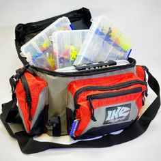 a cooler bag filled with lots of different items