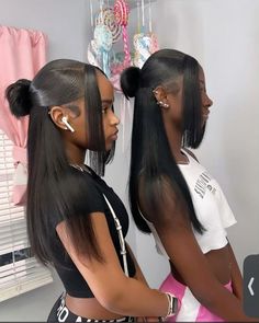 Braided Hairstyles For Black Women Cornrows, Sleek Ponytail Hairstyles, Birthday Hairstyles, Quick Natural Hair Styles, Quick Weave Hairstyles, Dyed Hair Inspiration, Quick Braided Hairstyles, Pretty Braided Hairstyles, Girls Hairstyles Braids