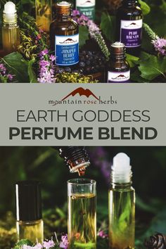 Essential Oil Combinations For Perfume, Earthy Perfume, Goddess Perfume, Diy Perfumes, Perfume Oil Recipes, Diy Perfume Recipes, Element Of Earth, Perfume Blends