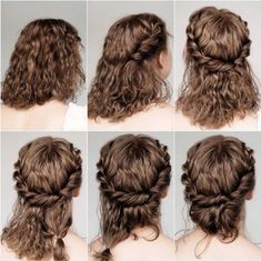 40 Greatest Wedding ceremony Hairstyles for Quick Hair That Make You Say “Wow!”- #Hair #Hairstyles #short #Wedding #Wow Check more at https://howcandothis.com/hairstyleideas/40-greatest-wedding-ceremony-hairstyles-for-quick-hair-that-make-you-say-wow/ Short Curly Updo, Wedding Hairstyles For Short Hair, Curly Bun Hairstyles, Hairstyles Design, Curly Hair Braids, Short Hair Bun