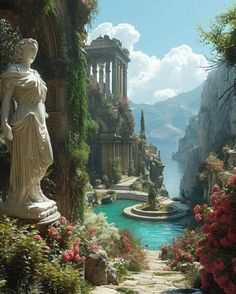 Minoan Architecture, Ancient Greece Aesthetic, Rome Wedding, American Realism, Ancient Greek City, Greece Art, Greek Culture, What Lies Beneath, Pink Garden