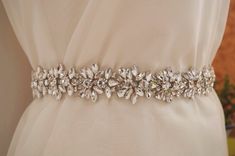 clear rhinestone sash applique, crystal trim belt for wedding sash, rhinestone bridal sash belt trim Silver Crystal Sashes With Rhinestones, Long Trim, Bridal Sash Belt, Bridal Applique, Crystal Trim, Wedding Sash, Amazing Lace, Rhinestone Appliques, Bridal Sash