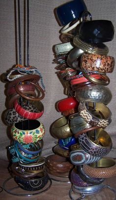 #boho #bangles Jewelry Storage Ideas, Organizing Jewelry, Jewelry Closet, Organizing Ideas, Instagram Live