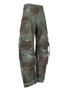 100% Cotton The Attico, Sneaker Wedge, Cargo Trousers, Embellished Dress, Pump Sandals, After Dark, Tory Burch Shoes, Green Cotton, Lace Boots