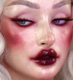 Matte Make Up, Drag Makeup, Creative Makeup Looks, Eye Makeup Art