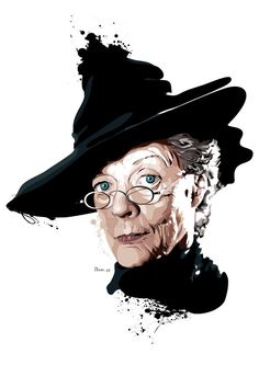 an old woman wearing a black hat and glasses