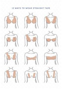 Bra Tape, Low Cut Dress, Bra Hacks, Cut Dress, Fashion Hacks Clothes, Sweat Proof, Clothing Hacks, Mode Inspiration, Diy Fashion