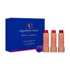 Augustinus Bader The Tinted Balm Trio (Limited Edition) main image Glossy Lips Makeup, Vintners Daughter, Spf Makeup, Augustinus Bader, Skin Medica, Sofia Coppola, Acne Blemishes, Skincare Tools, Scalp Care