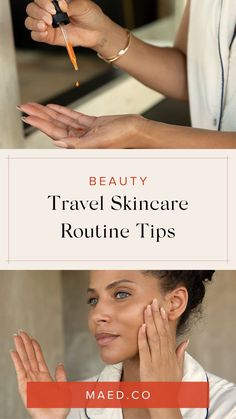 When it comes to winter travel, it can be hard to know how to take care of your skin on the go. MAED Beauty shares tips for creating a skin care routine while you travel including a skin care routine order and what beauty products to pack. Follow for more face routine tips, skin care essentials and clean beauty products. Skincare Routine Tips, Homemade Facial Mask, Facial Routines, Face Routine, Travel Skincare, Skin Care Routine Order, Clean Beauty Products, Take Care Of Your Skin, Routine Tips