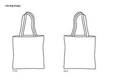 A blank tote bag design template that can be used for a quick art or design task or as an addition to a longer project. As a quick task I typically ask students to create 3 draft ideas in their sketch books and then pick one to present as a final design on this template. Template shows a simple outline of a tote back, showing front and back panels. Template has been created on A4 sized paper (210mm x 297mm) or 8.26" x 11.69". Graphics are suitable to be scaled up or down to print as needed. How To Draw Bag, Bag Drawing Sketch, Merch Template, Tote Bag Drawing Ideas, Tote Bag Graphic Design, Tote Bag Drawing, Tote Bag Template, Bag Doodle, Clothes Sketch