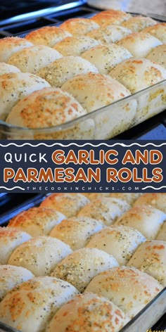 Try this Quick Garlic and Parmesan Rolls! The level up version of your classic rolls. These best Thanksgiving sides are so soft, tender, warm, and buttery, that will make you crave more. This easy-to-make and simple quick bread recipe is the perfect side dish to impress for this Thanksgiving occasion. Thanks Giving Rolls Recipe, Easy Thanksgiving Rolls, Thanksgiving Food Recipes, Best Thanksgiving Sides, Parmesan Rolls, Thanksgiving Rolls, The Cookin Chicks, Frozen Dinner Rolls, Quick Bread Recipes Easy