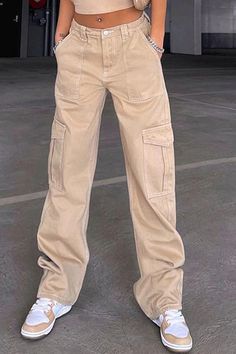 Cargo Pants Outfit, Concert Fits, Cooler Look, 90s Streetwear, Fit Ideas, Straight Trousers