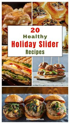 20 healthy holiday slider recipes