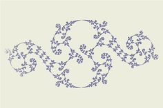 an image of the letter s made up of flowers and vines on a white background