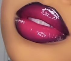 Glossy Lips Makeup, Lip Combos, Lip Makeup Tutorial, Lip Combo, Cute Makeup Looks, Dark Skin Makeup