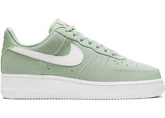 Buy and sell authentic Nike shoes on StockX including the Nike Air Force 1 Low Pistachio Frost (W) and thousands of other sneakers with price data and release dates. Zapatillas Nike Air Force, Rave Shoes, Nike Low Tops, Retro Jordans 11, Nike Air Force One, Day List, Green And Silver, Retro Jordans, Supreme Streetwear