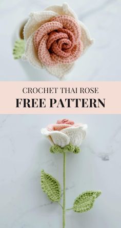 crochet that rose is free pattern and it looks great to make with yarn