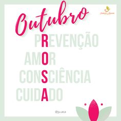 an advertisement with the words outubro prevencao amar conscientea cu