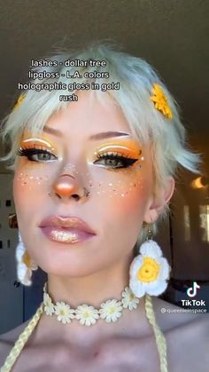 Throat Tattoo Ideas Female, Makeup Ideas Rave, Fairy Inspired Makeup Eyes, Fairy Makeup Ideas Fantasy Make Up, Fairy Make Up Tutorial, Fae Party Ideas, Sun Fairy Makeup