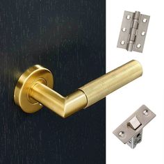 an image of a door handle and latch