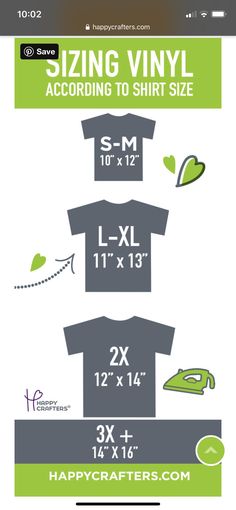 the size and measurements of t - shirts are shown in this graphic diagram, which shows how