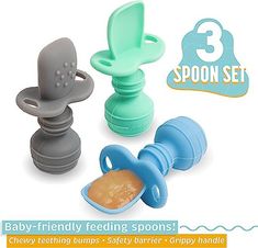 three baby - friendly feeding spoons giveaway