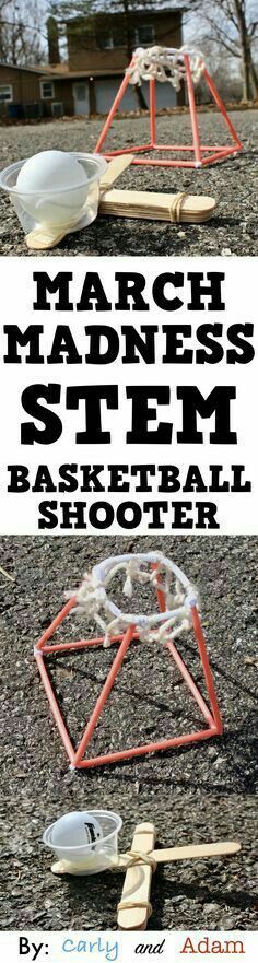 March Madness Stem, March Stem Challenges, Basketball Stem, March Madness Basketball, Ball Ideas