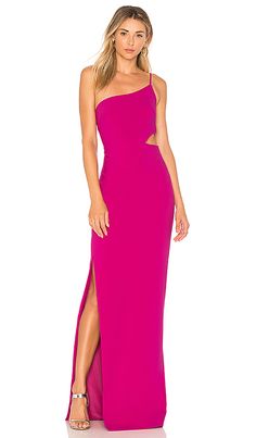 Gala Dresses Elegant, Revolve Dress, One Shoulder Maxi Dress, Revolve Dresses, Grad Dresses, Pink Prom Dresses, Dresses Elegant, Stretchy Dress, Romantic Dress