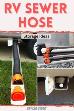 the rv sewer hose storage ideas